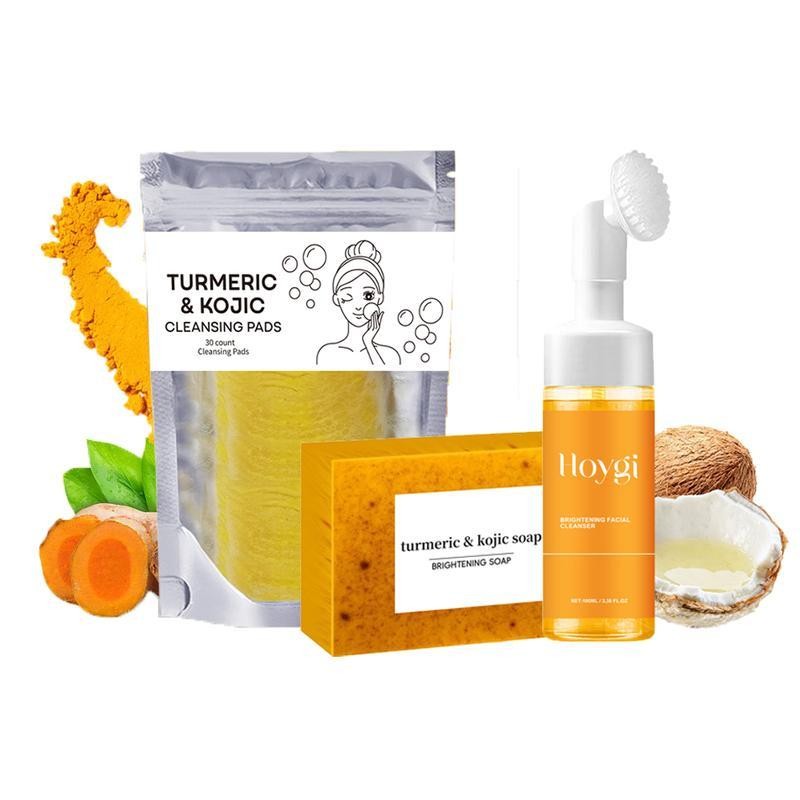 Lemon Turmeric Kojic Soap Fragrance, Honey Glow Lemon Turmeric Soap for Face and Body (2)